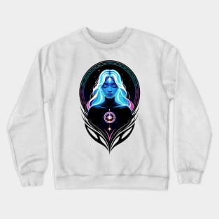 Meditation Girl 05 Crewneck Sweatshirt